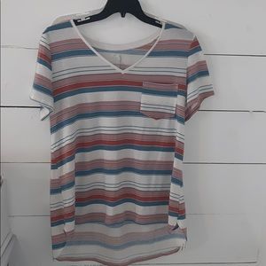 Striped Cream top